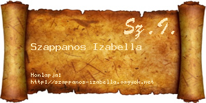 Szappanos Izabella névjegykártya
